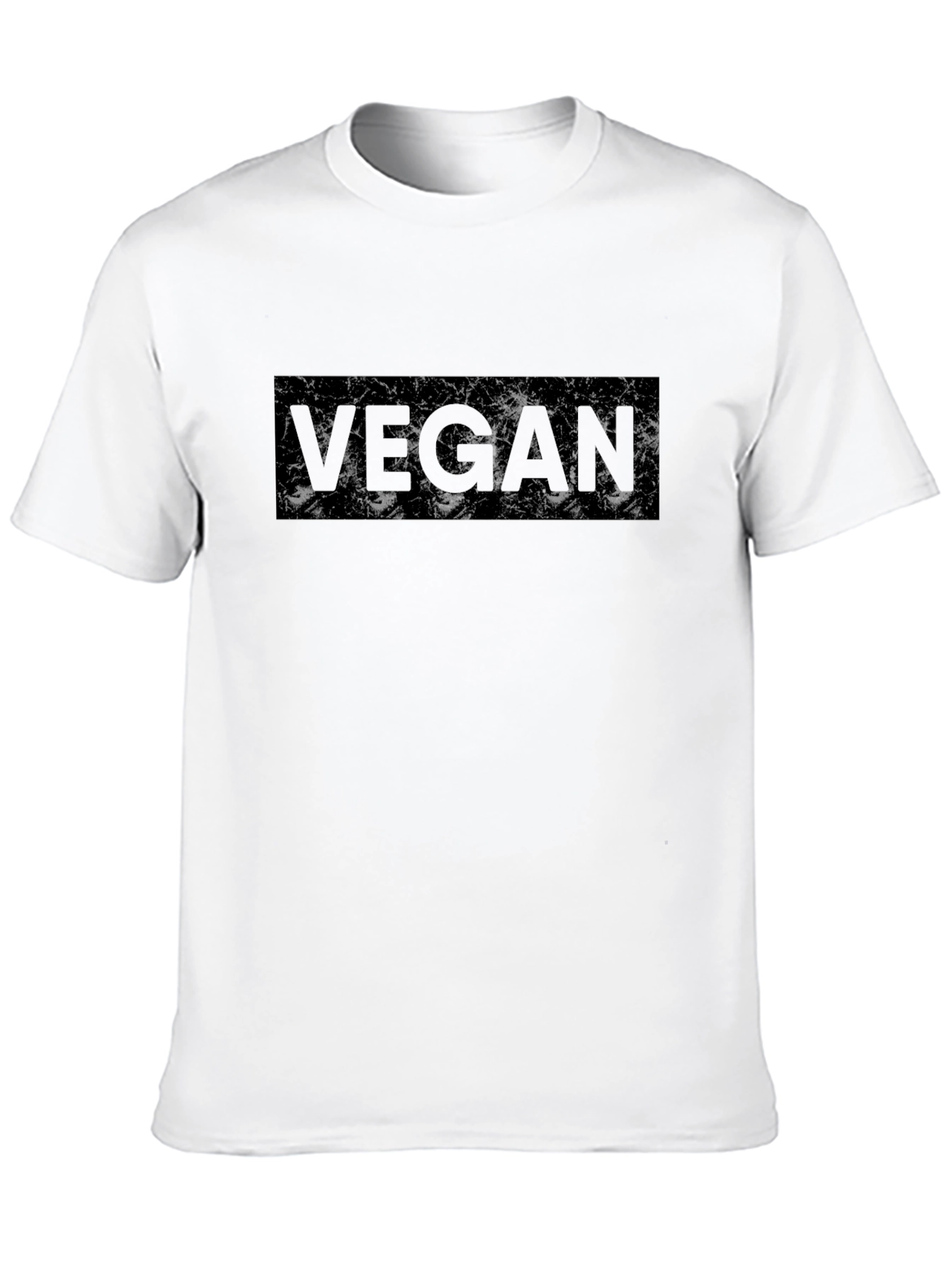 Vegan Black T-Shirt - Stylish & Comfortable