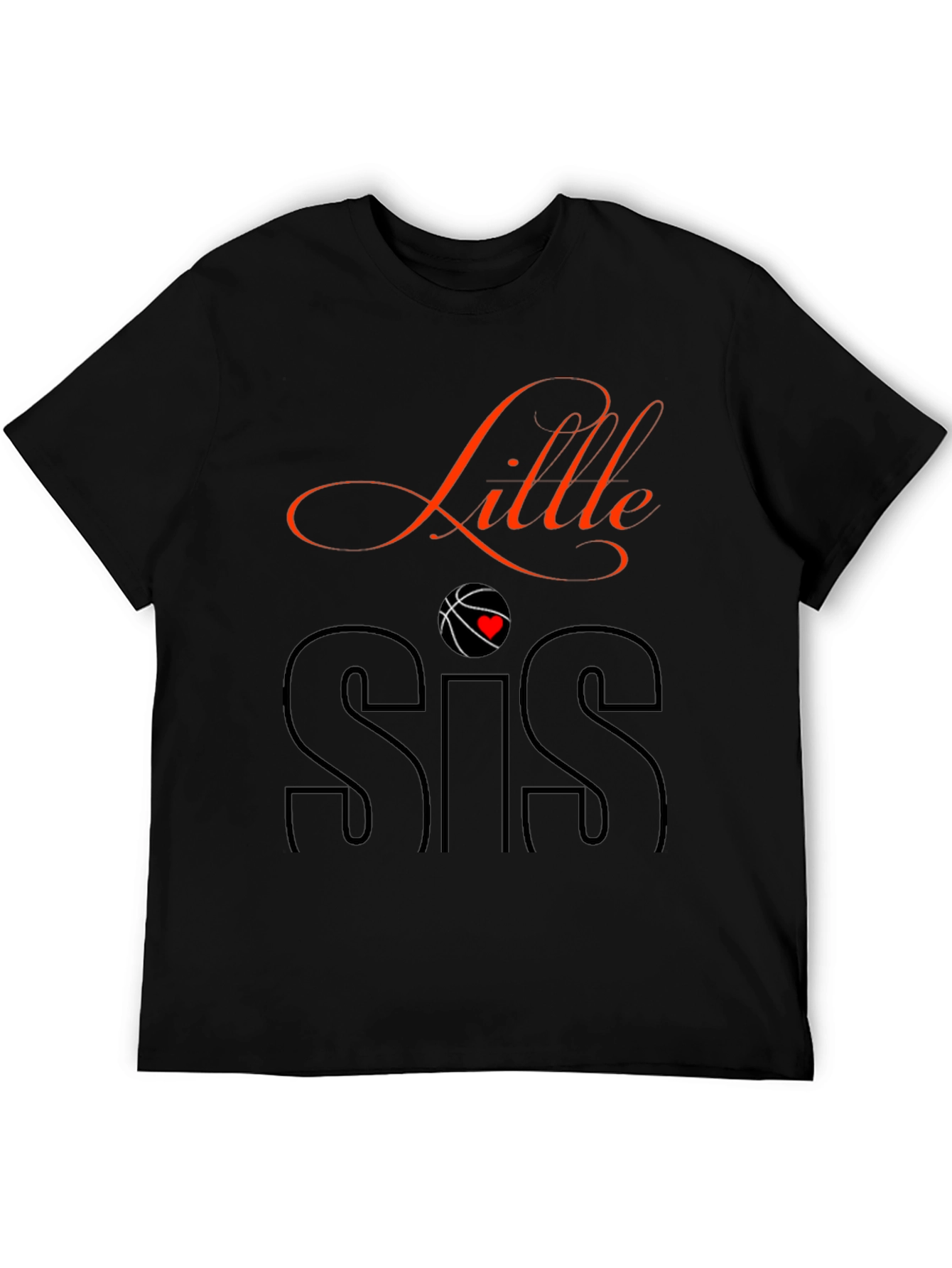 Little Sis Basketball Graphic Tee