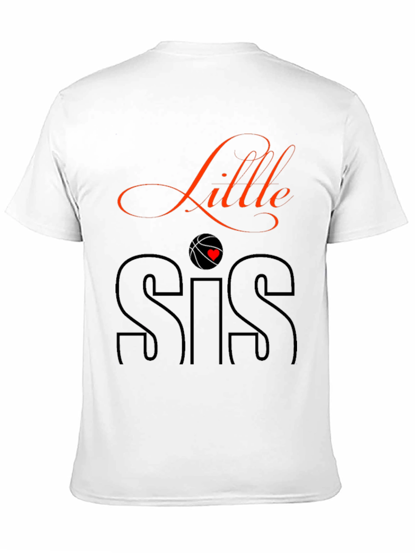 Little Sis Basketball Graphic Tee