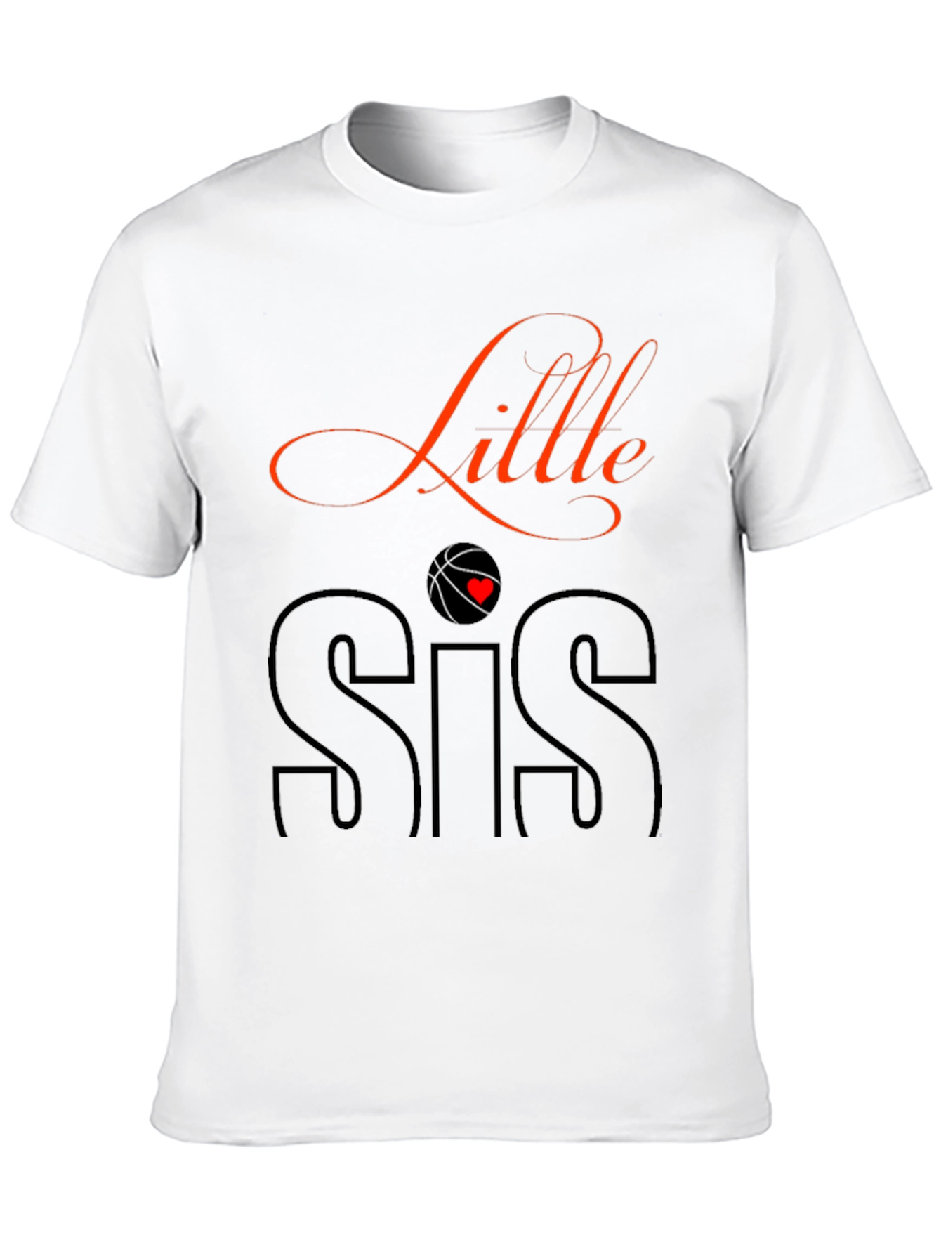 Little Sis Basketball Graphic Tee