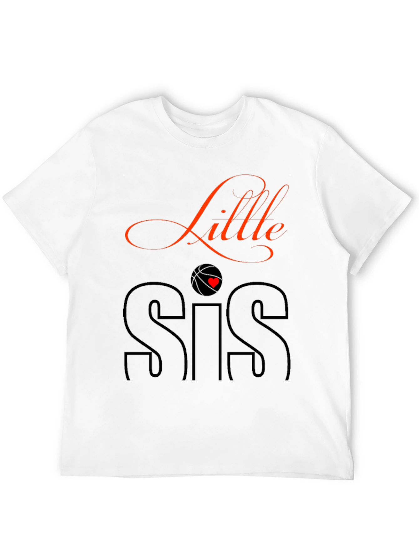 Little Sis Basketball Graphic Tee