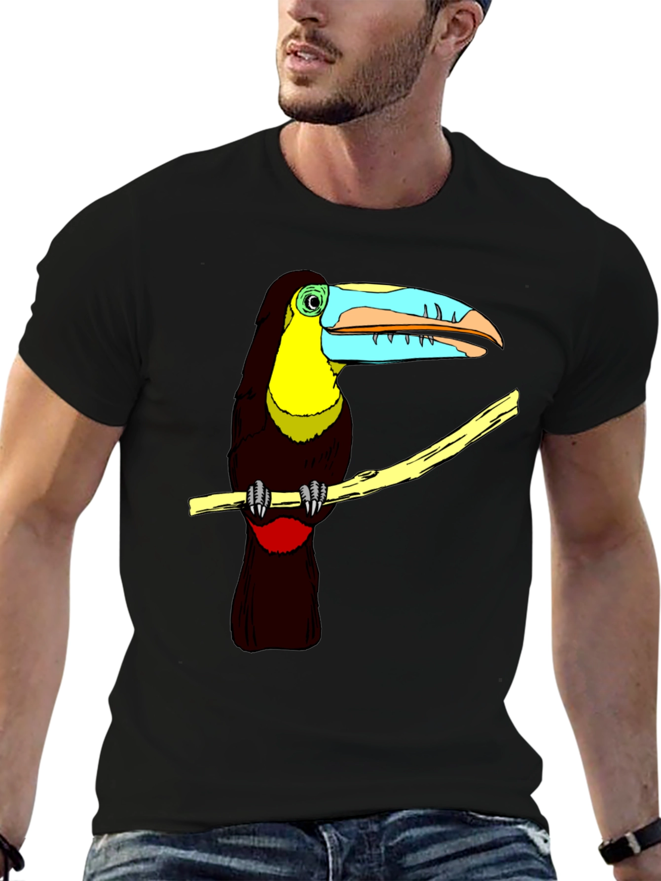 Toucan Graphic Tee - Stylish Bird Lovers T-Shirt