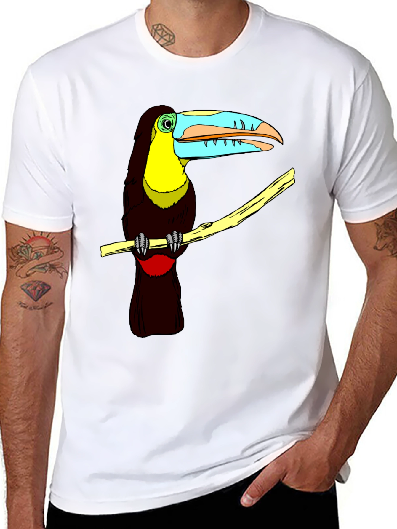 Toucan Graphic Tee - Stylish Bird Lovers T-Shirt