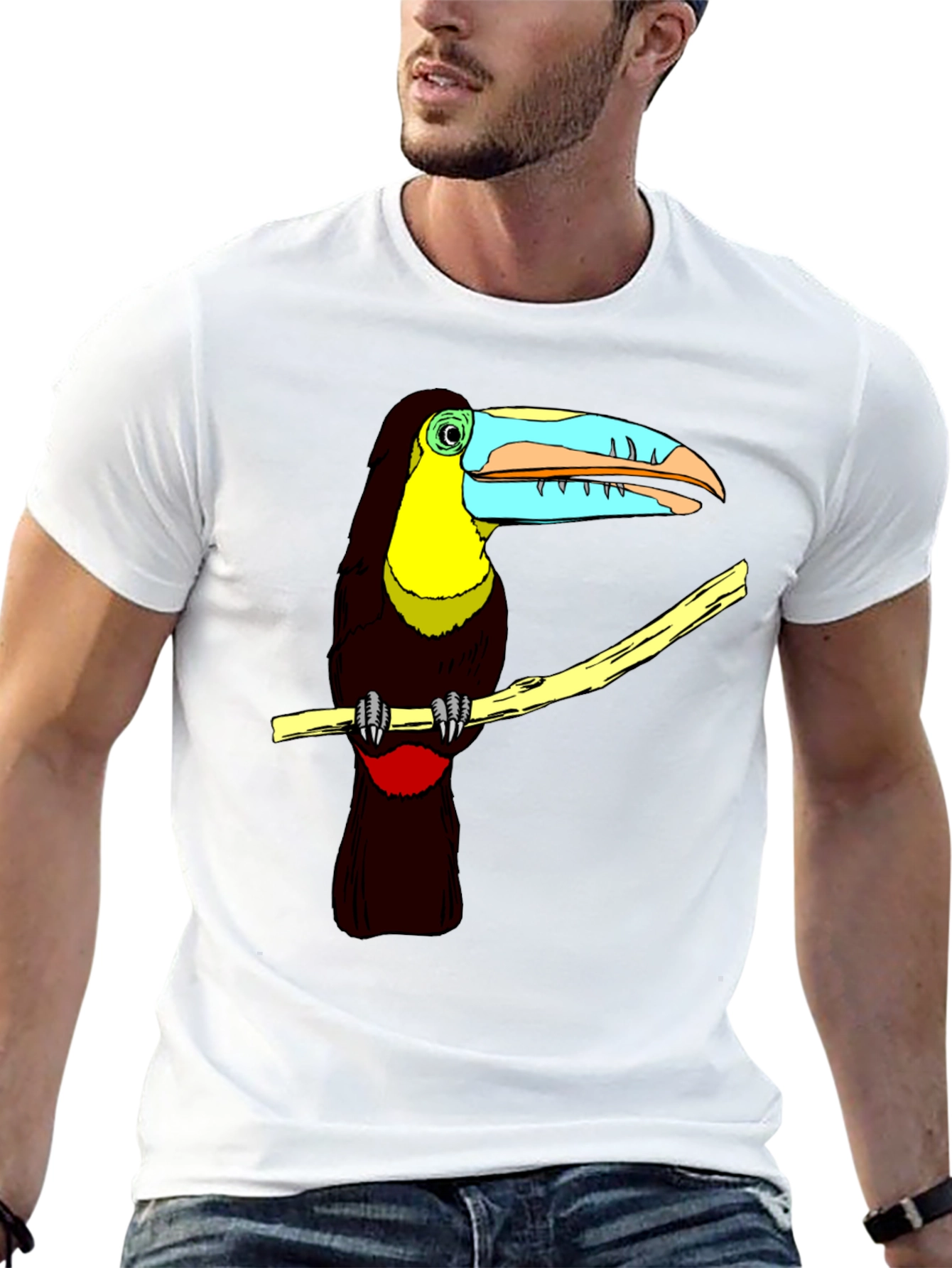 Toucan Graphic Tee - Stylish Bird Lovers T-Shirt