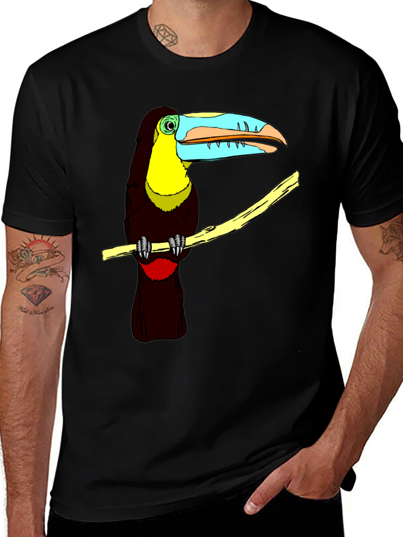 Toucan Graphic Tee - Stylish Bird Lovers T-Shirt