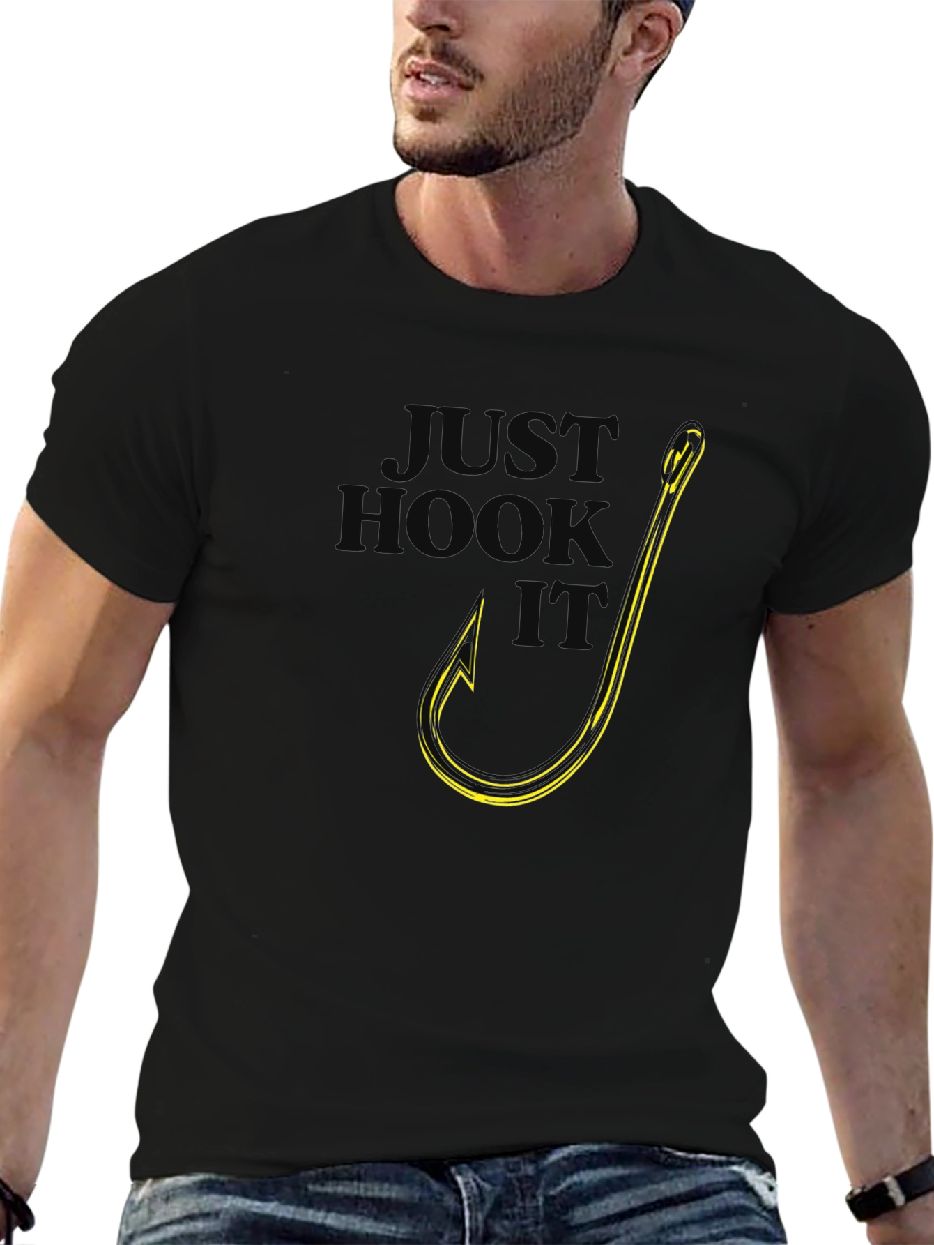 Just Hook It Fishing Hook T-Shirt