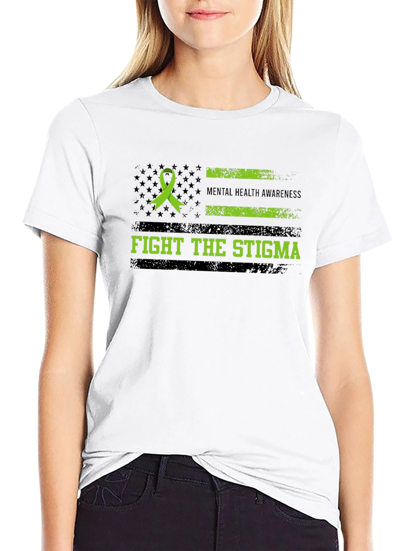 Fight The Stigma Mental Health Awareness T-Shirt