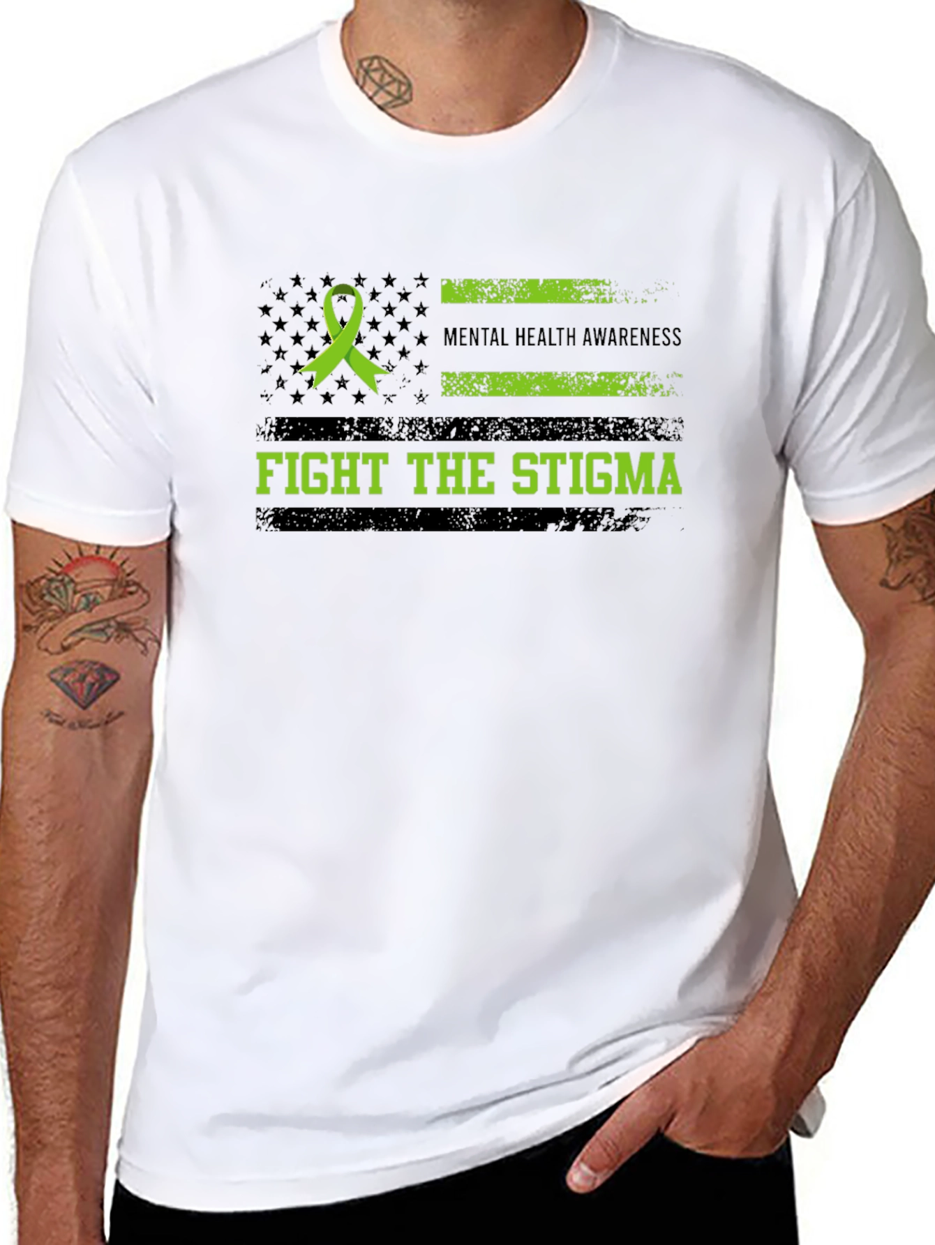 Fight The Stigma Mental Health Awareness T-Shirt