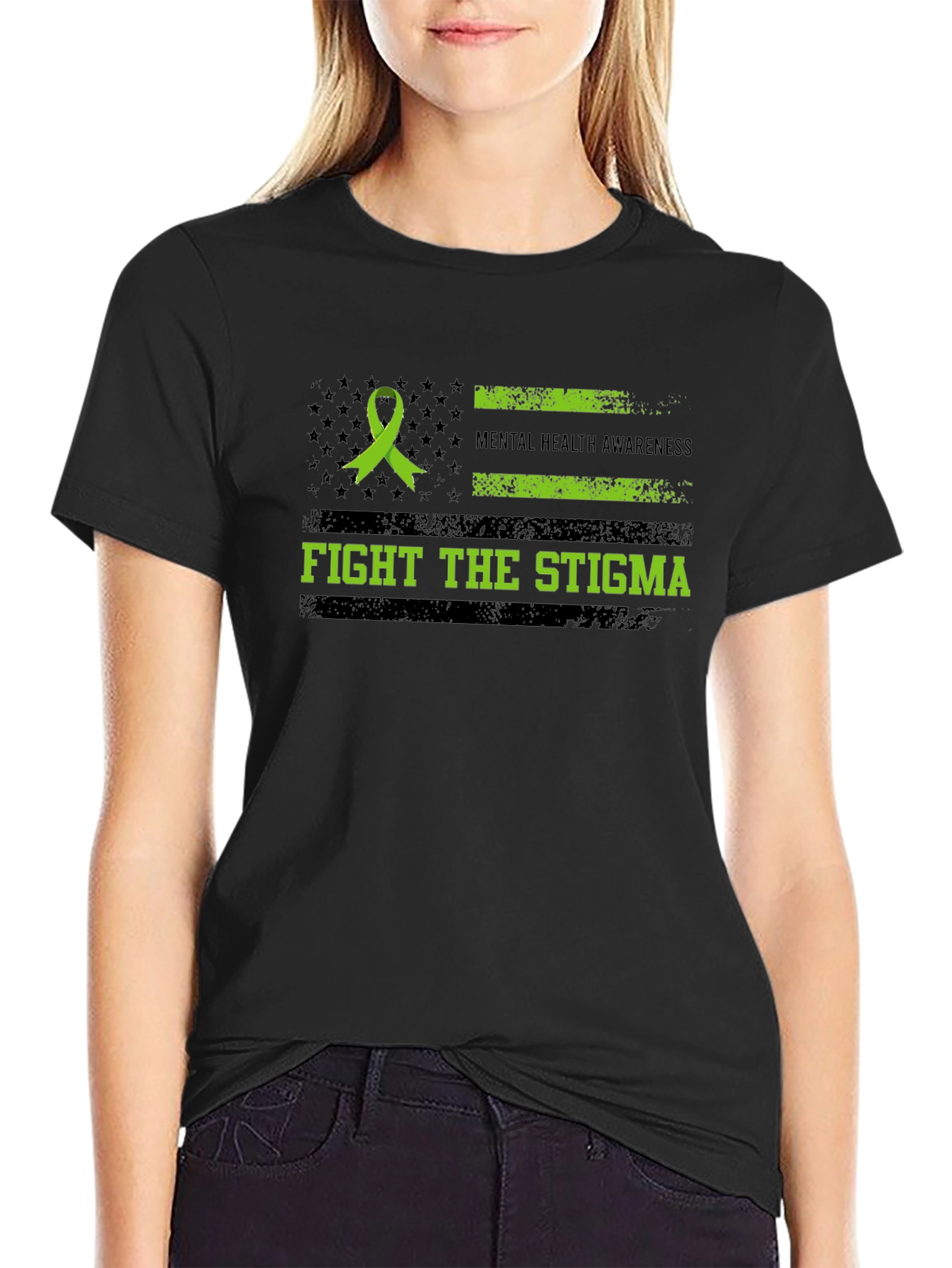 Fight The Stigma Mental Health Awareness T-Shirt
