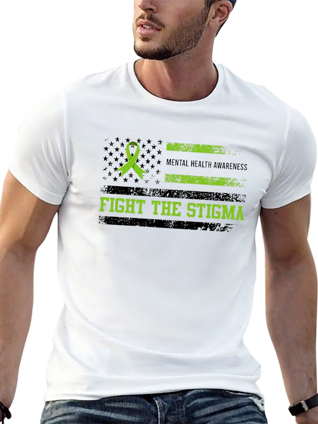 Fight The Stigma Mental Health Awareness T-Shirt