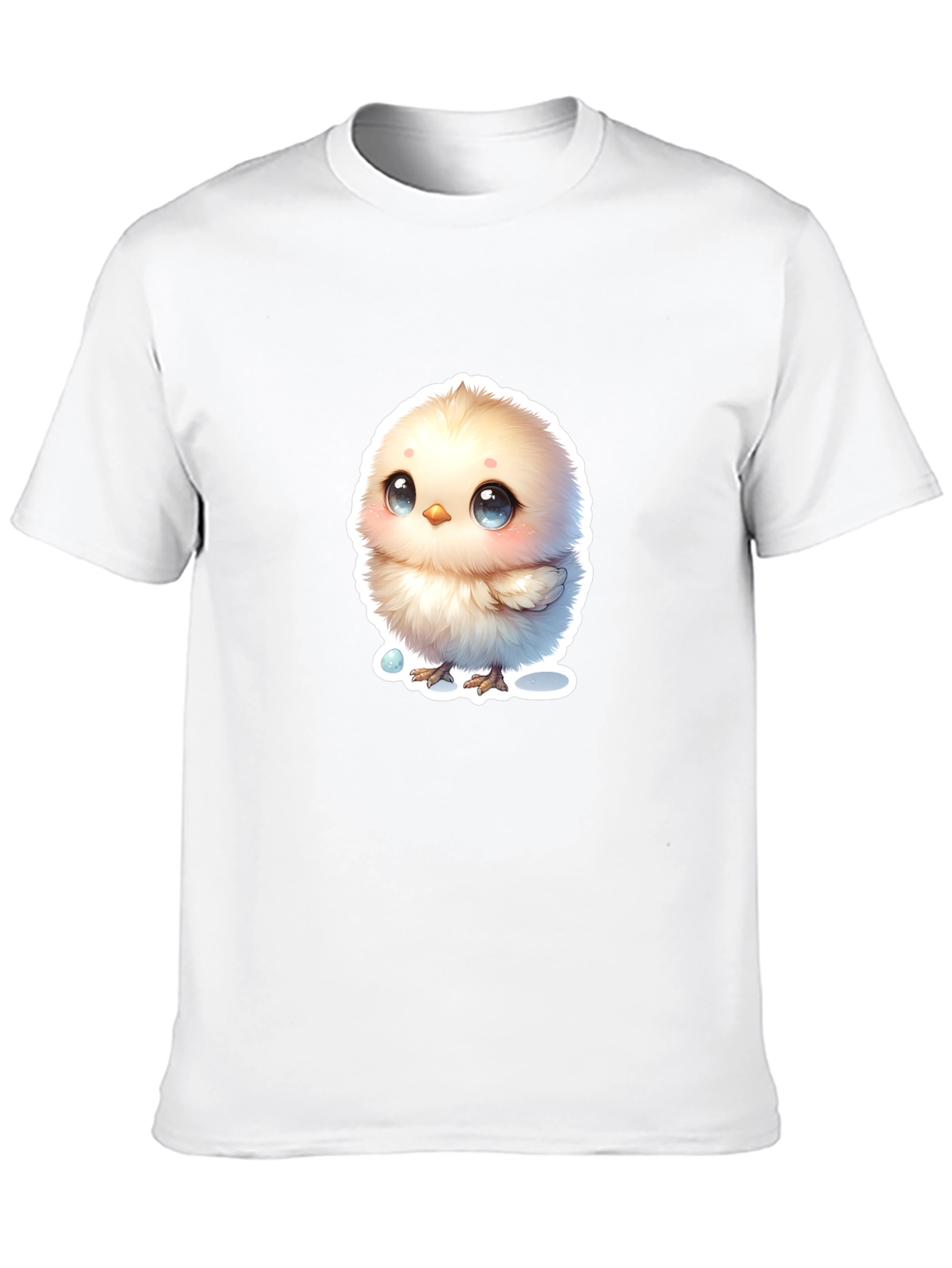 Cute Chick Graphic T-Shirt - Black