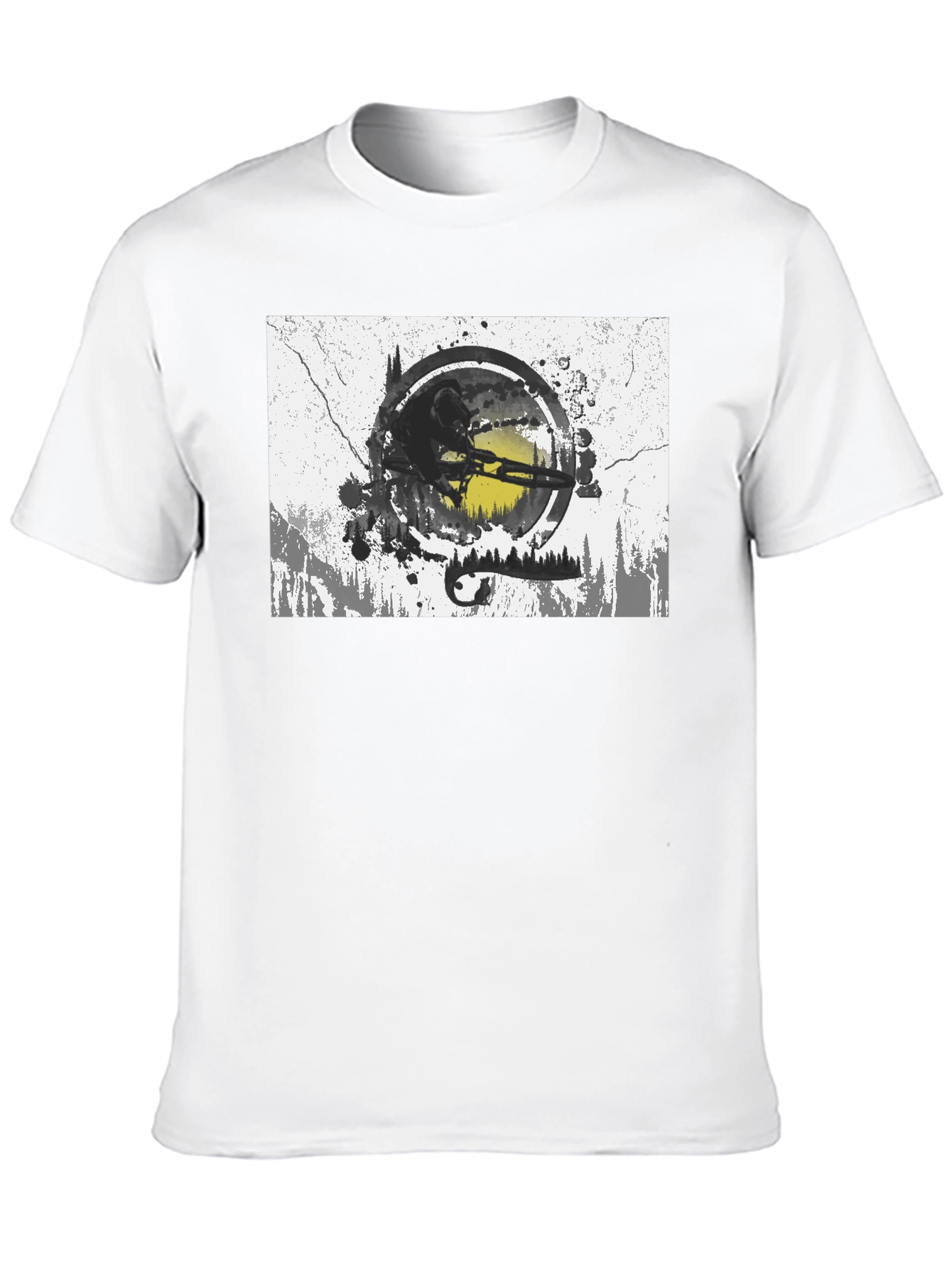 Mountain Biker Graphic T-Shirt - Adventure Ready!