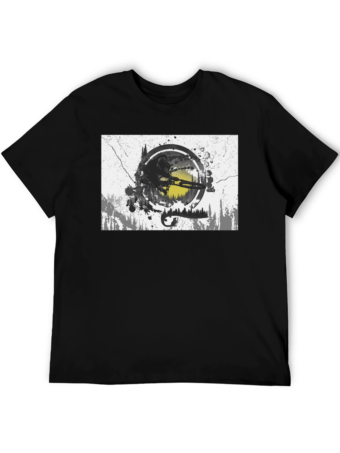 Mountain Biker Graphic T-Shirt - Adventure Ready!