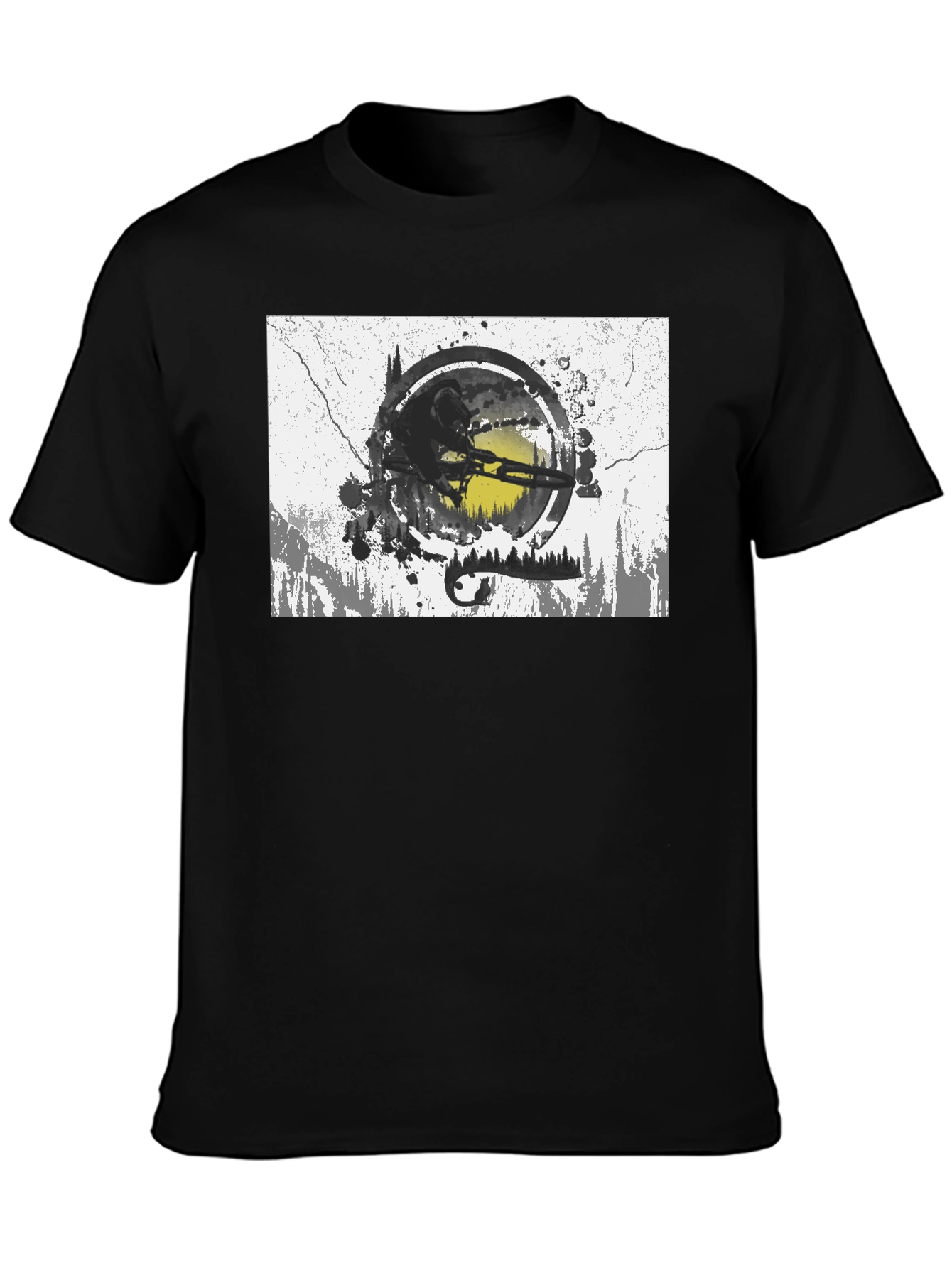 Mountain Biker Graphic T-Shirt - Adventure Ready!