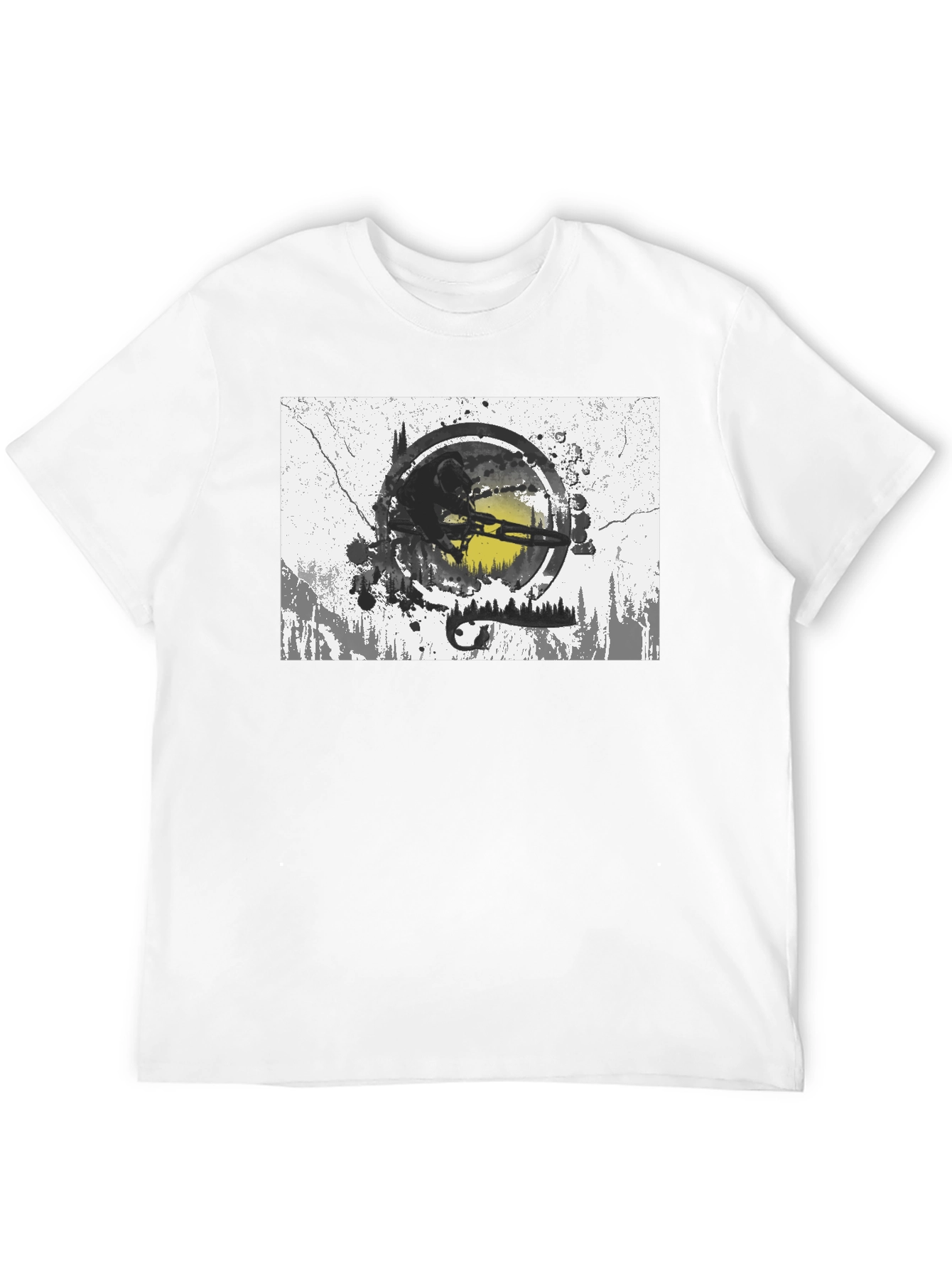 Mountain Biker Graphic T-Shirt - Adventure Ready!