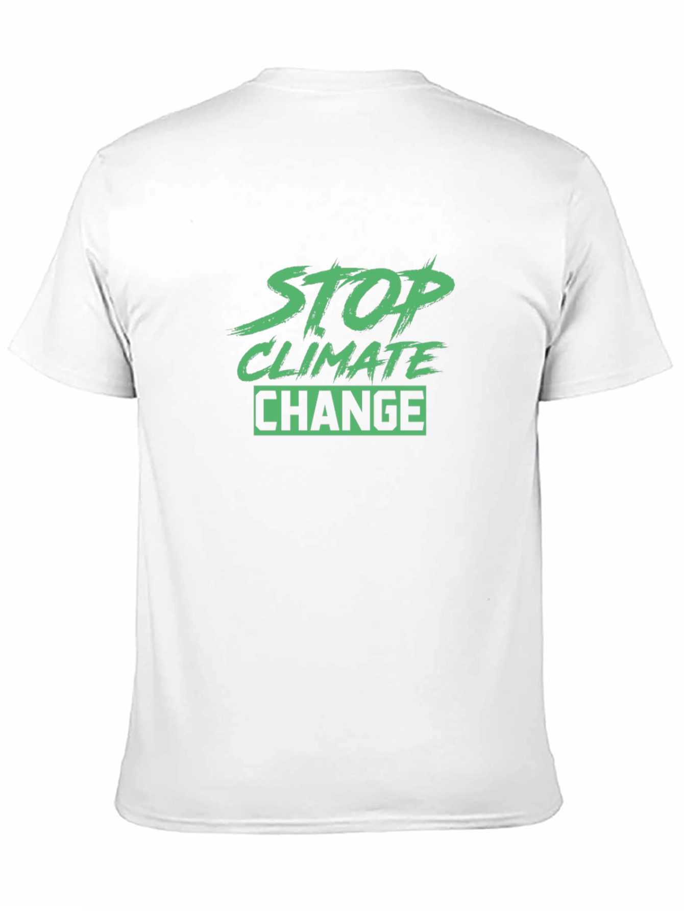 Stop Climate Change Black T-Shirt
