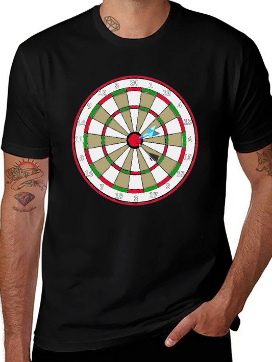Darts T-Shirt - Bullseye Design Tee