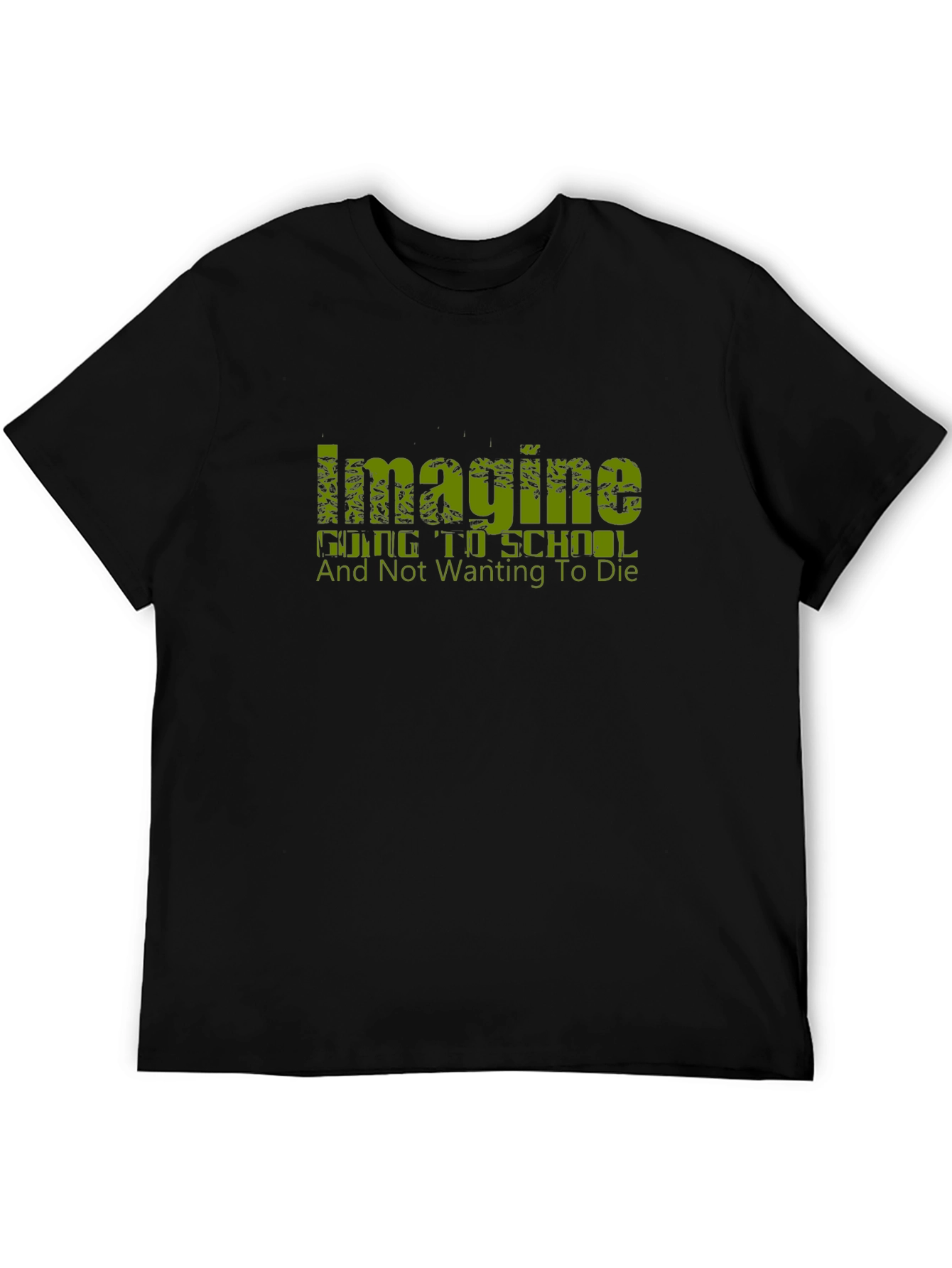 Imagine Going To School Funny T-Shirt