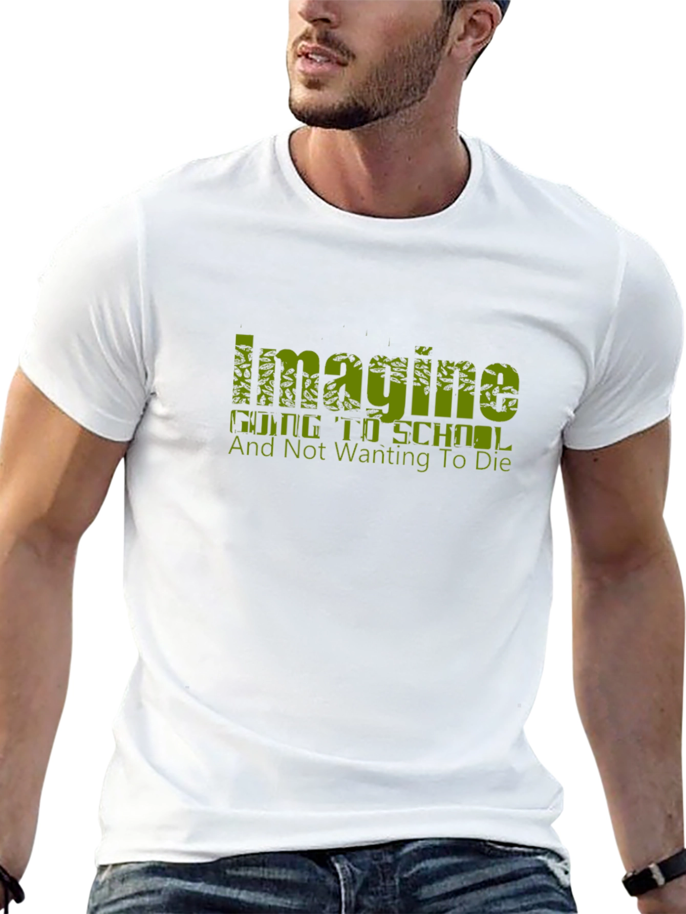 Imagine Going To School Funny T-Shirt