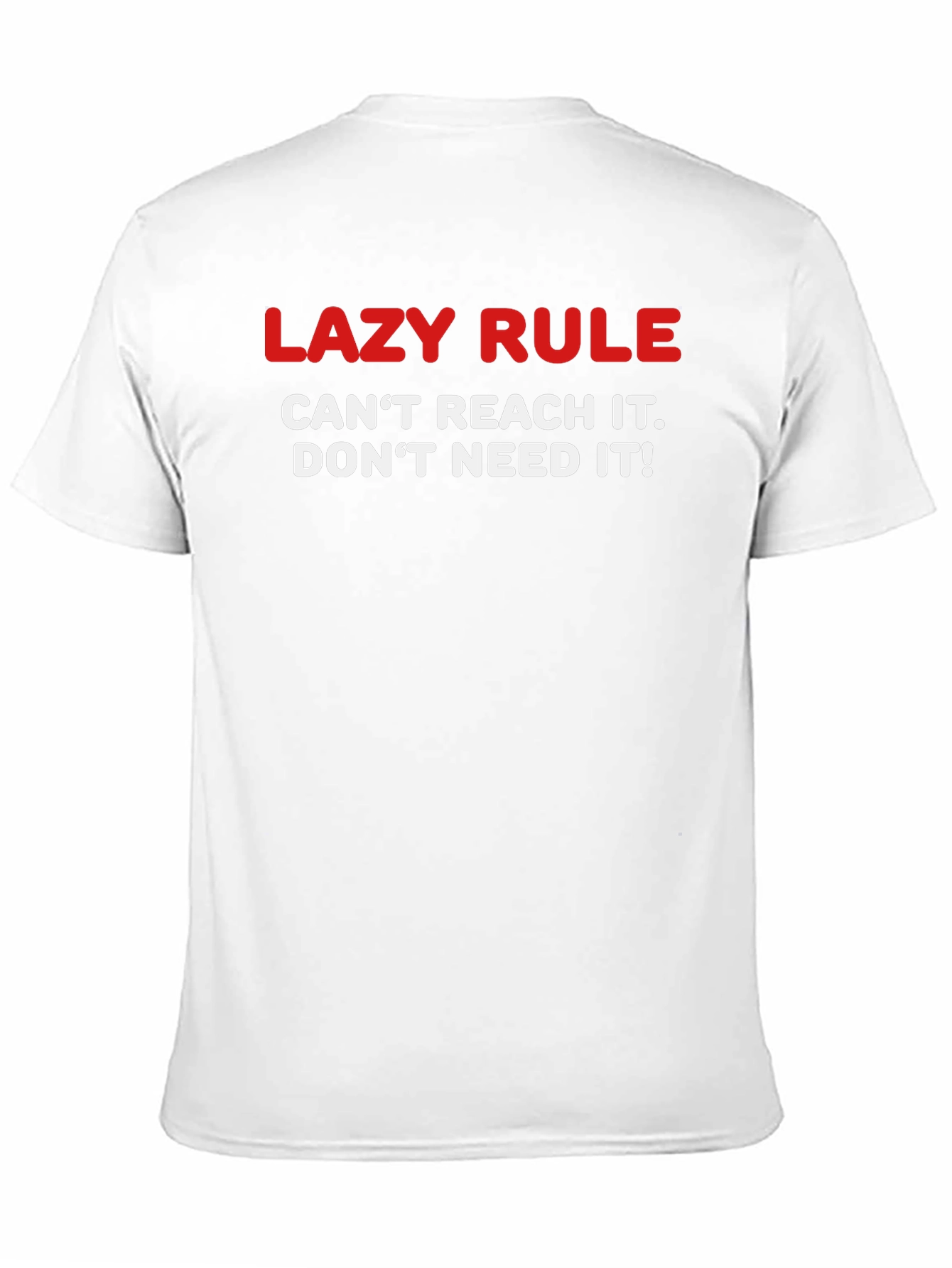 Lazy Rule Black T-Shirt