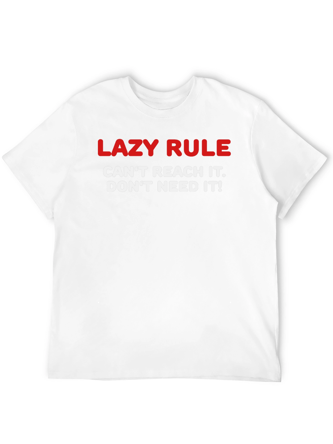 Lazy Rule Black T-Shirt
