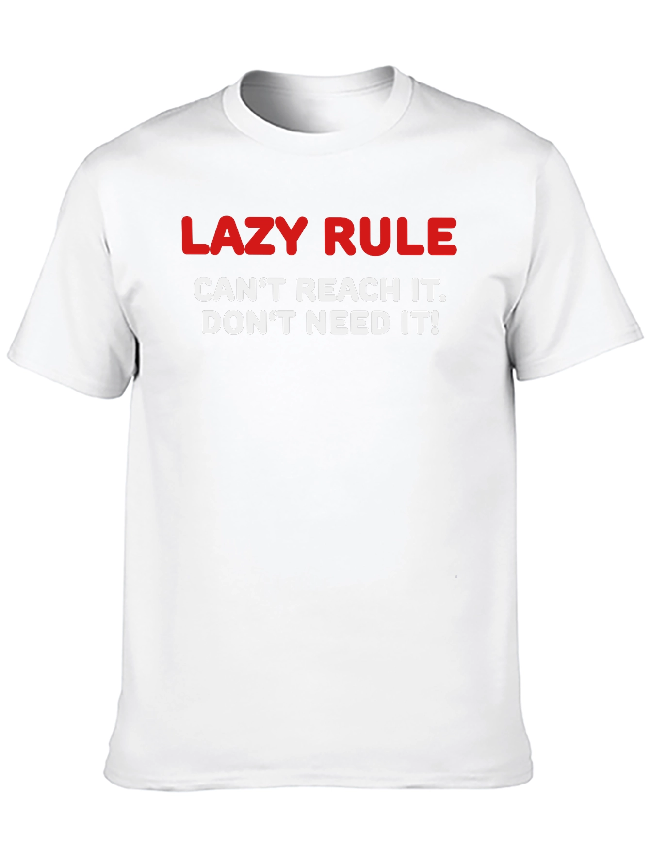 Lazy Rule Black T-Shirt