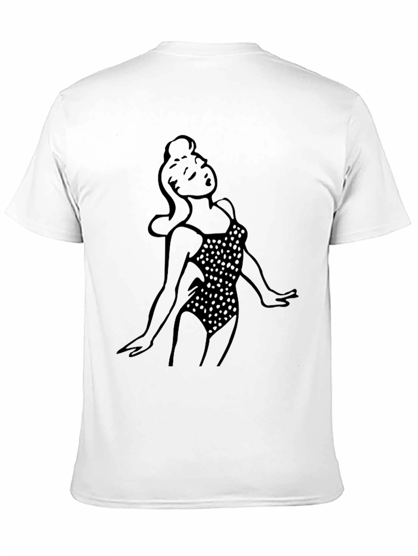 Retro Swimsuit Woman Graphic T-Shirt