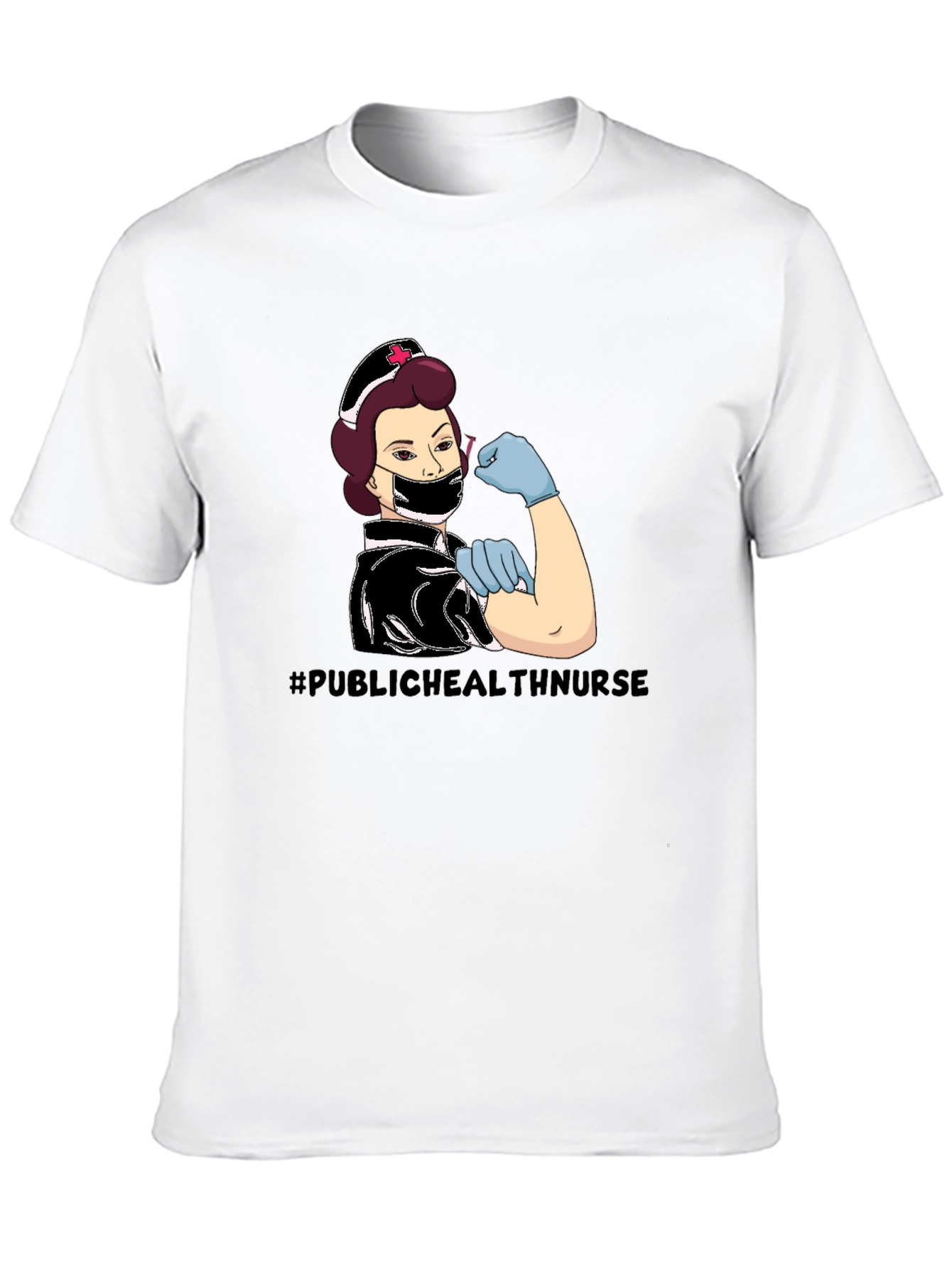 Public Health Nurse T-Shirt - Black
