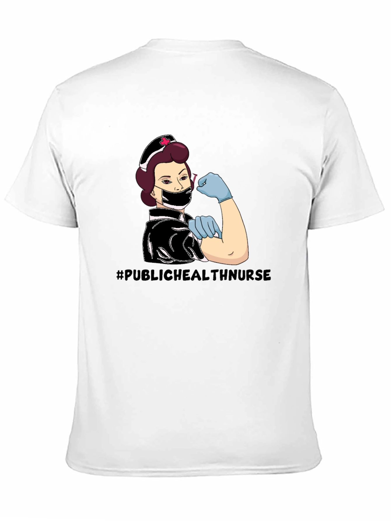 Public Health Nurse T-Shirt - Black