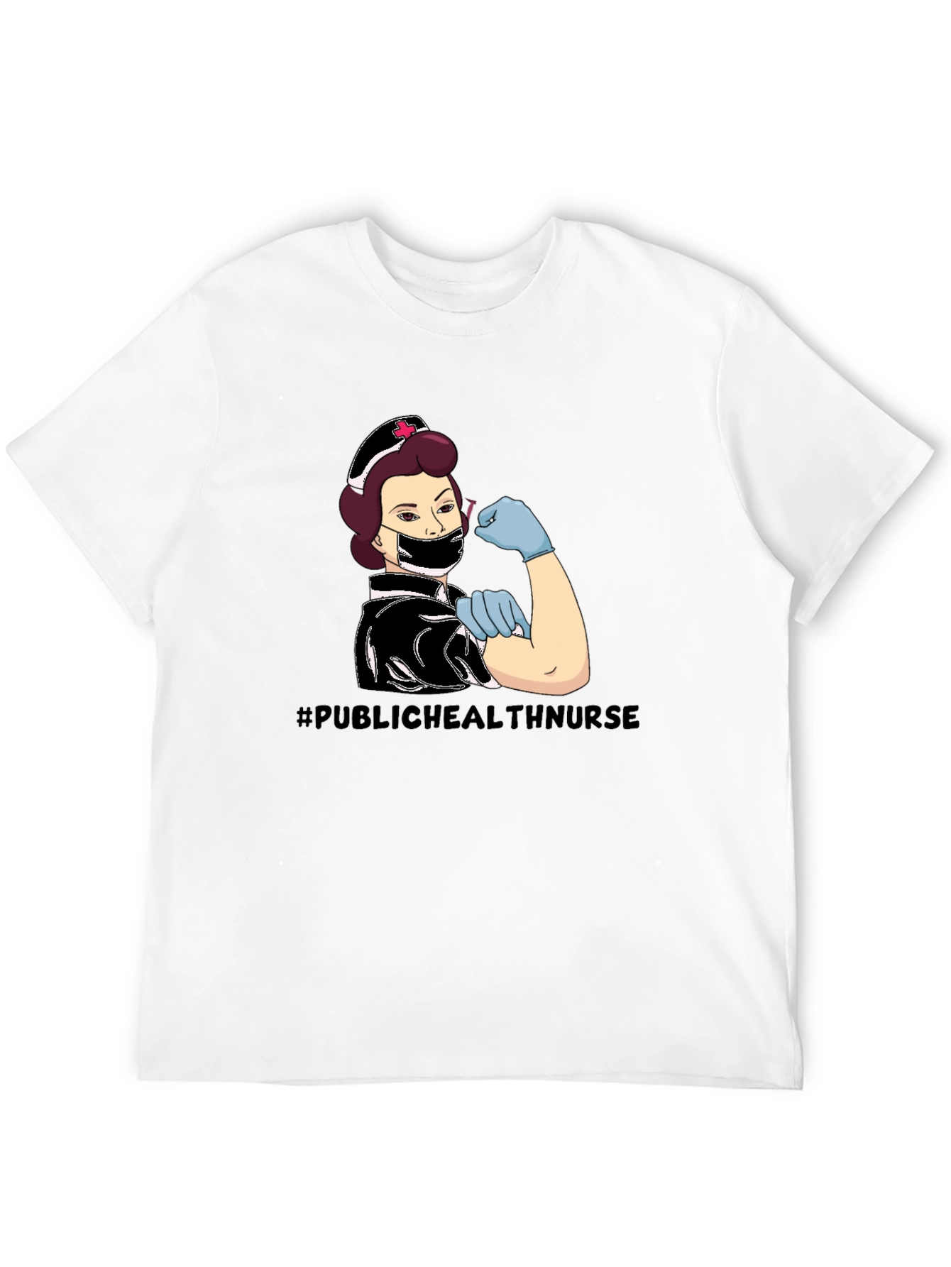 Public Health Nurse T-Shirt - Black