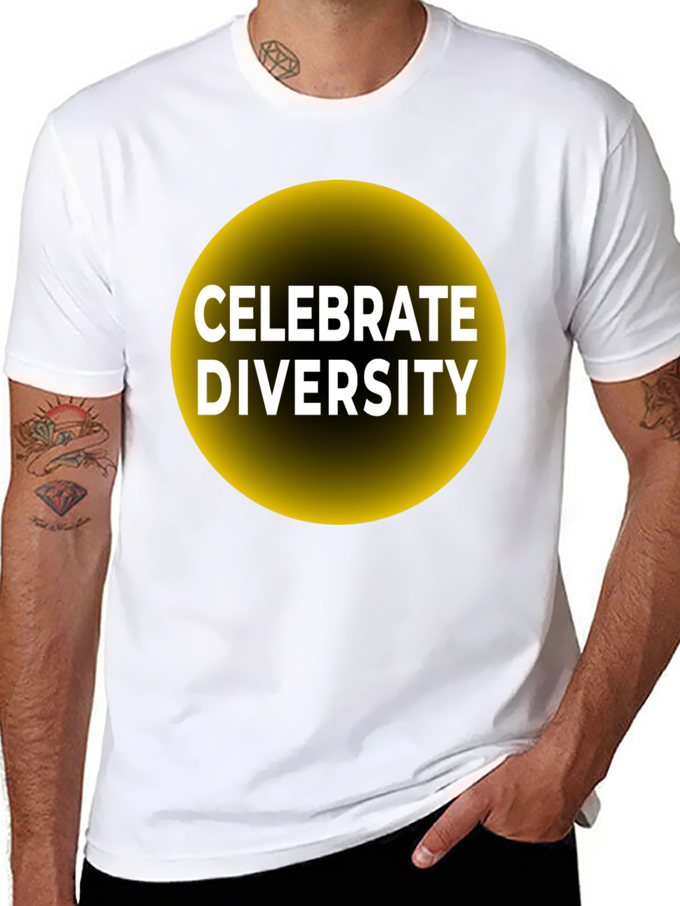 Celebrate Diversity Black T-Shirt