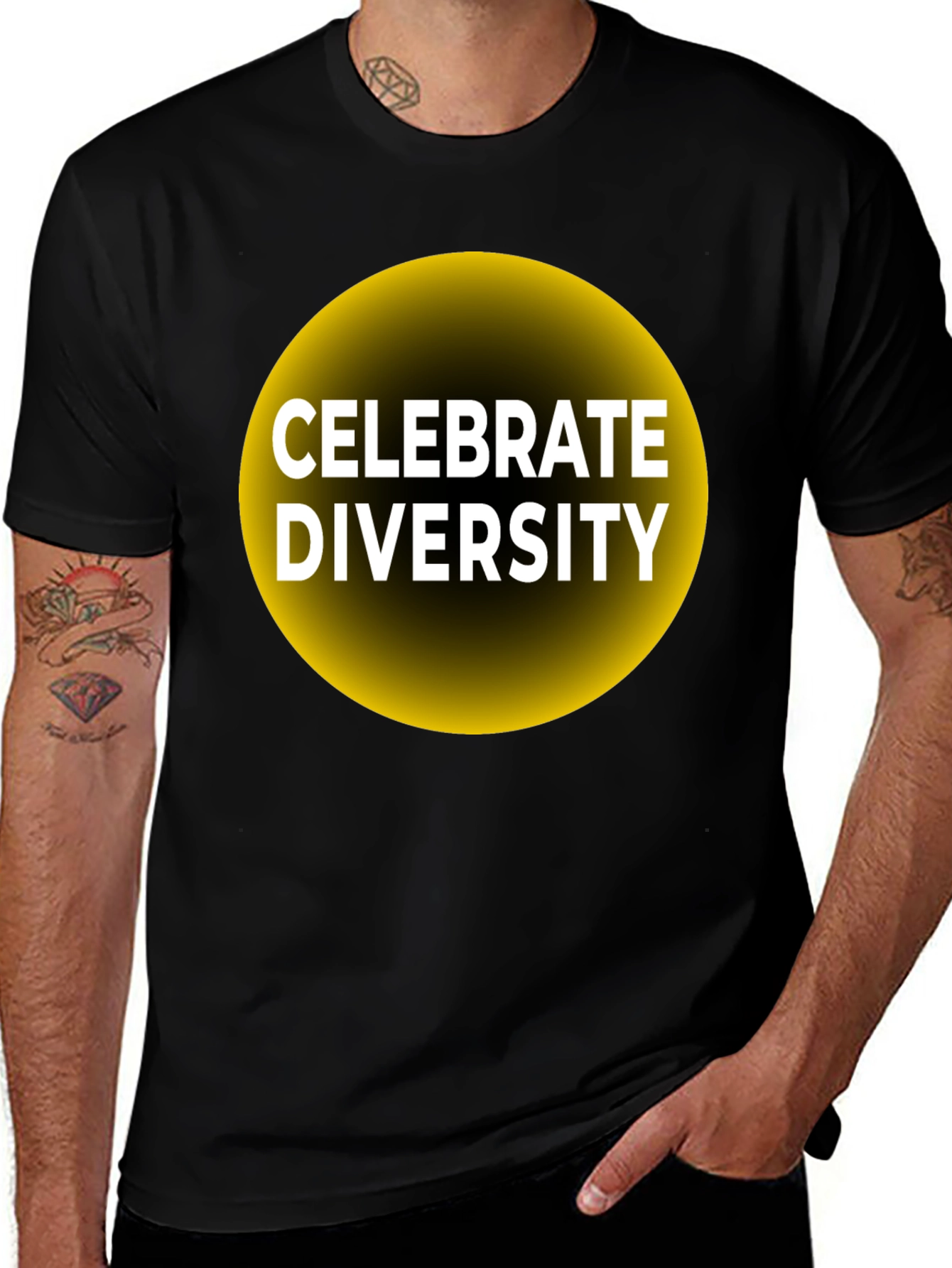 Celebrate Diversity Black T-Shirt