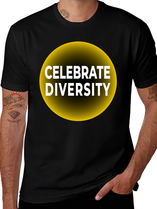 Celebrate Diversity Black T-Shirt