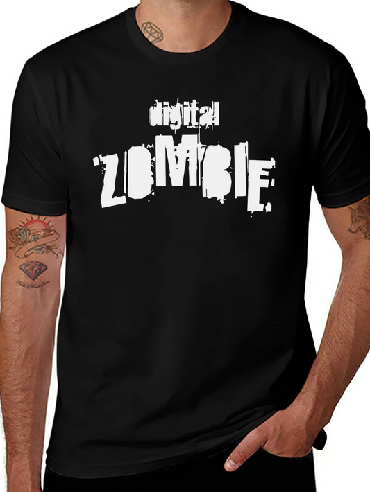 Digital Zombie Black Graphic Tee