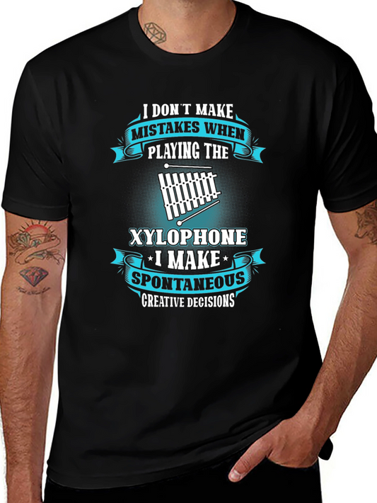 Funny Xylophone Player T-Shirt - Spontaneous Decisions