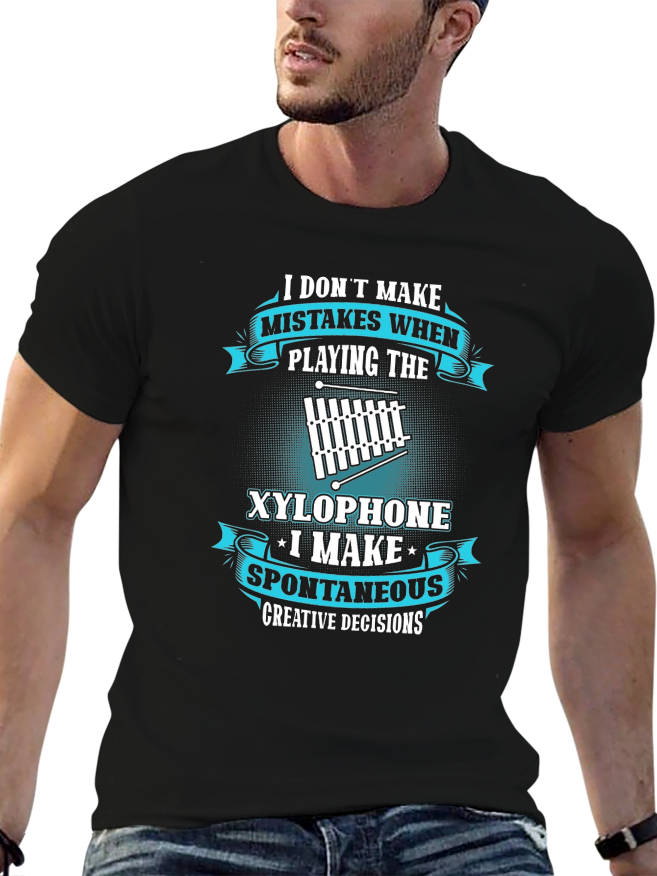 Funny Xylophone Player T-Shirt - Spontaneous Decisions