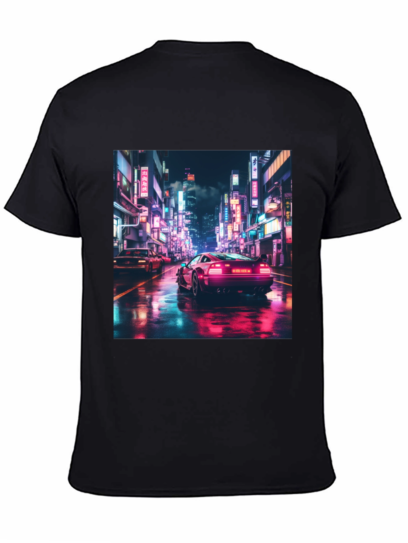 Retro City Drive Black T-Shirt
