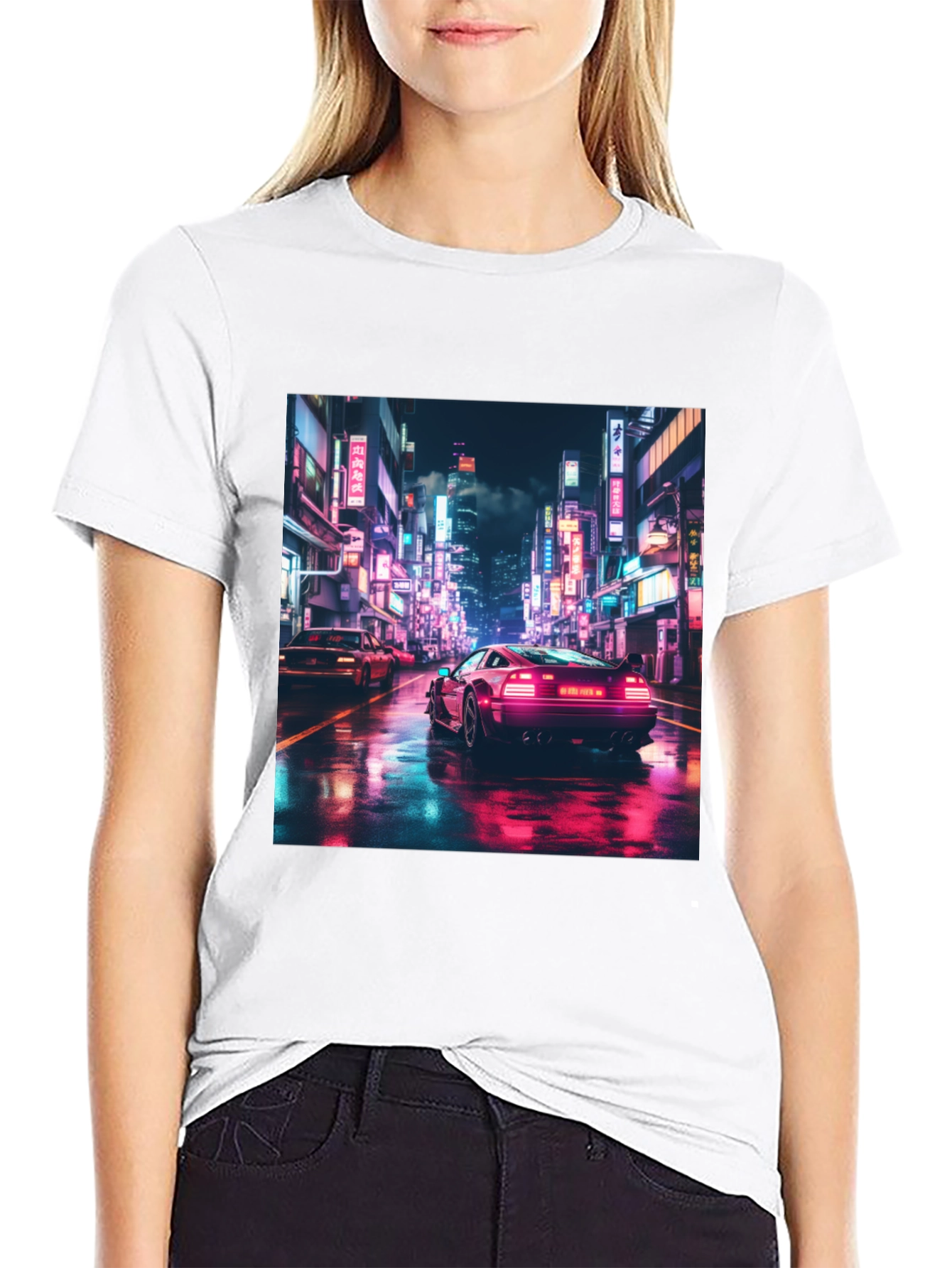 Retro City Drive Black T-Shirt