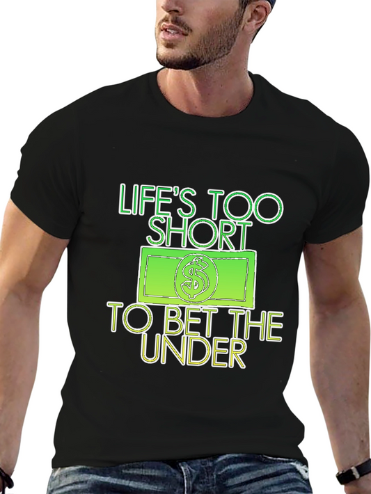 Lifes Too Short Graphic Tee - Black