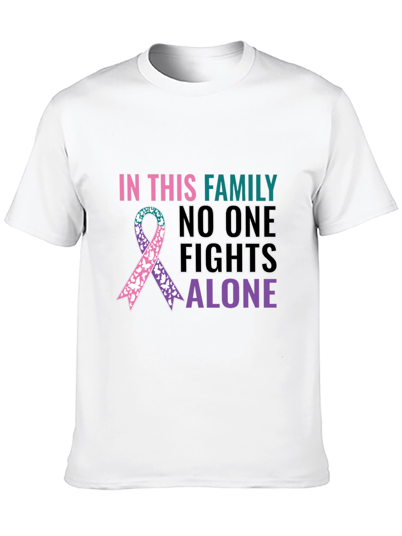 In This Family No One Fights Alone Graphic Tee