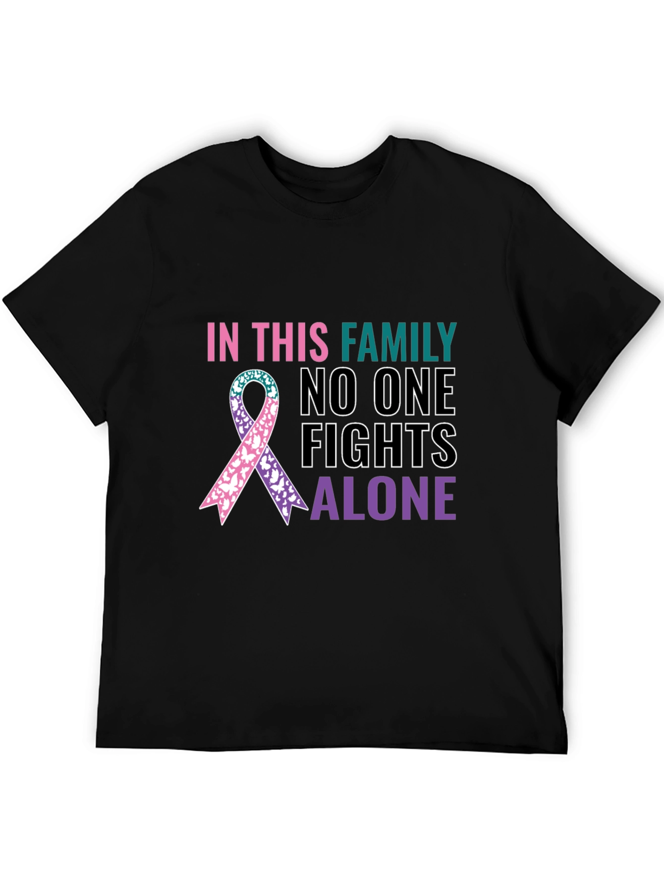 In This Family No One Fights Alone Graphic Tee