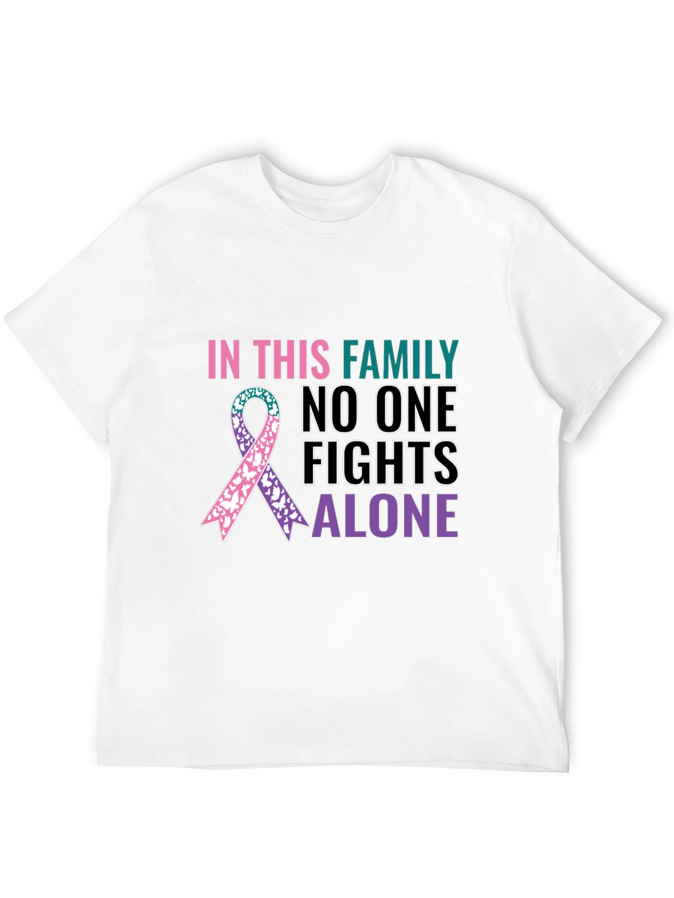 In This Family No One Fights Alone Graphic Tee