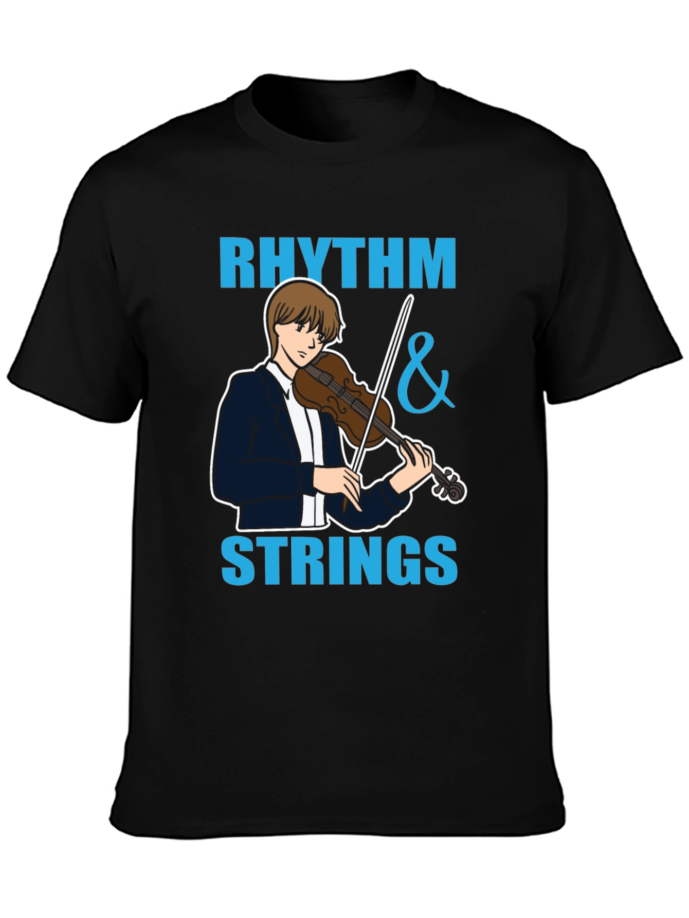 Rhythm & Strings Graphic T-Shirt - Musicians Tee