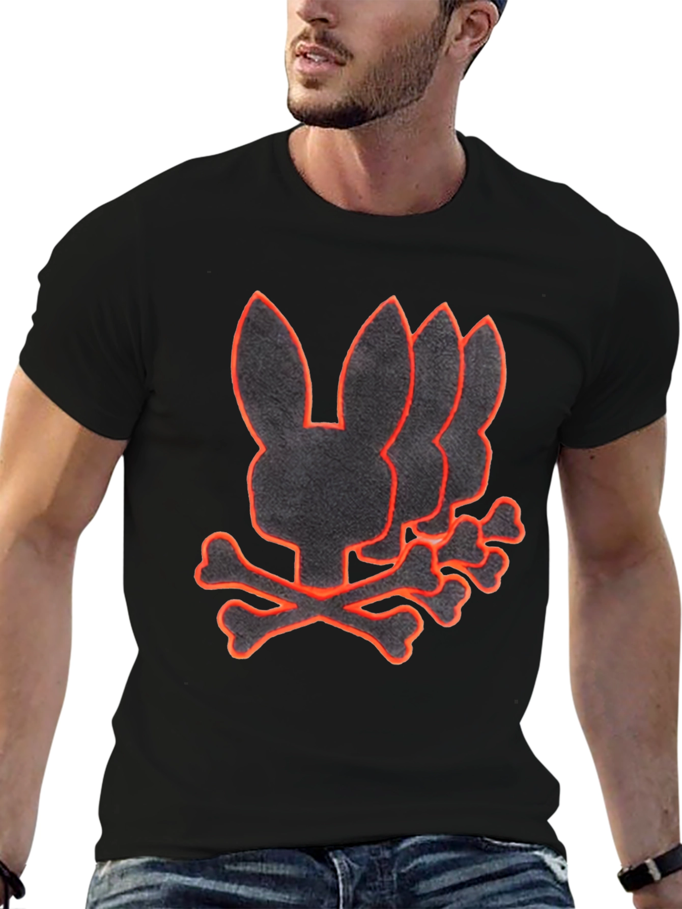 Psycho Bunny T-Shirt - Black Graphic Tee