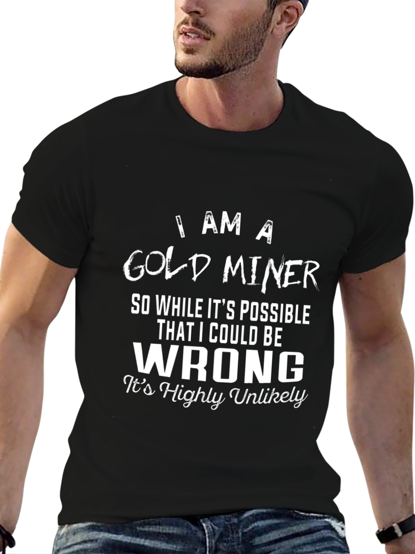 Gold Miner T-Shirt - Sarcastic Novelty Tee