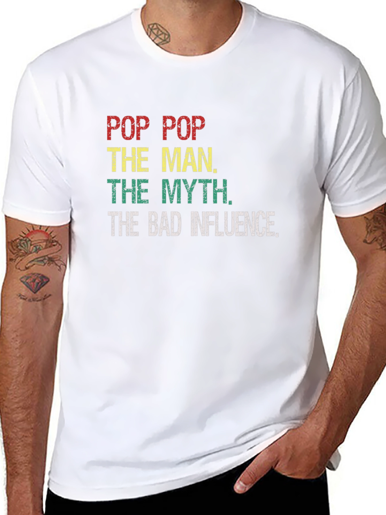 Pop Pop The Man The Myth T-Shirt