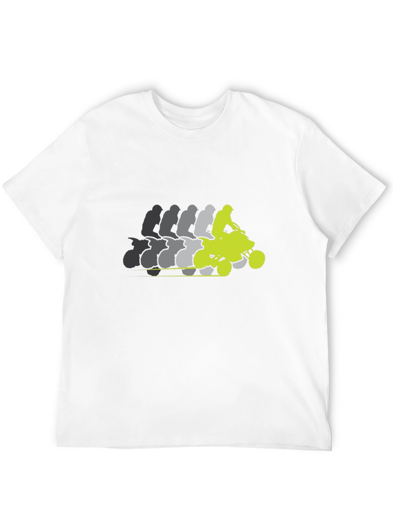 Black ATV Rider Graphic Tee