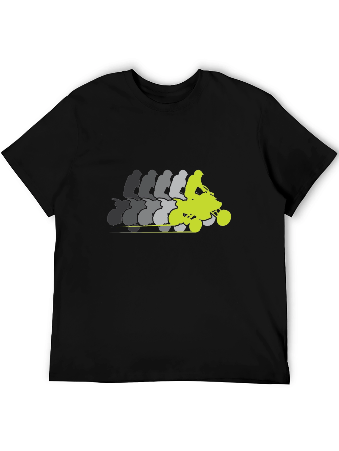 Black ATV Rider Graphic Tee