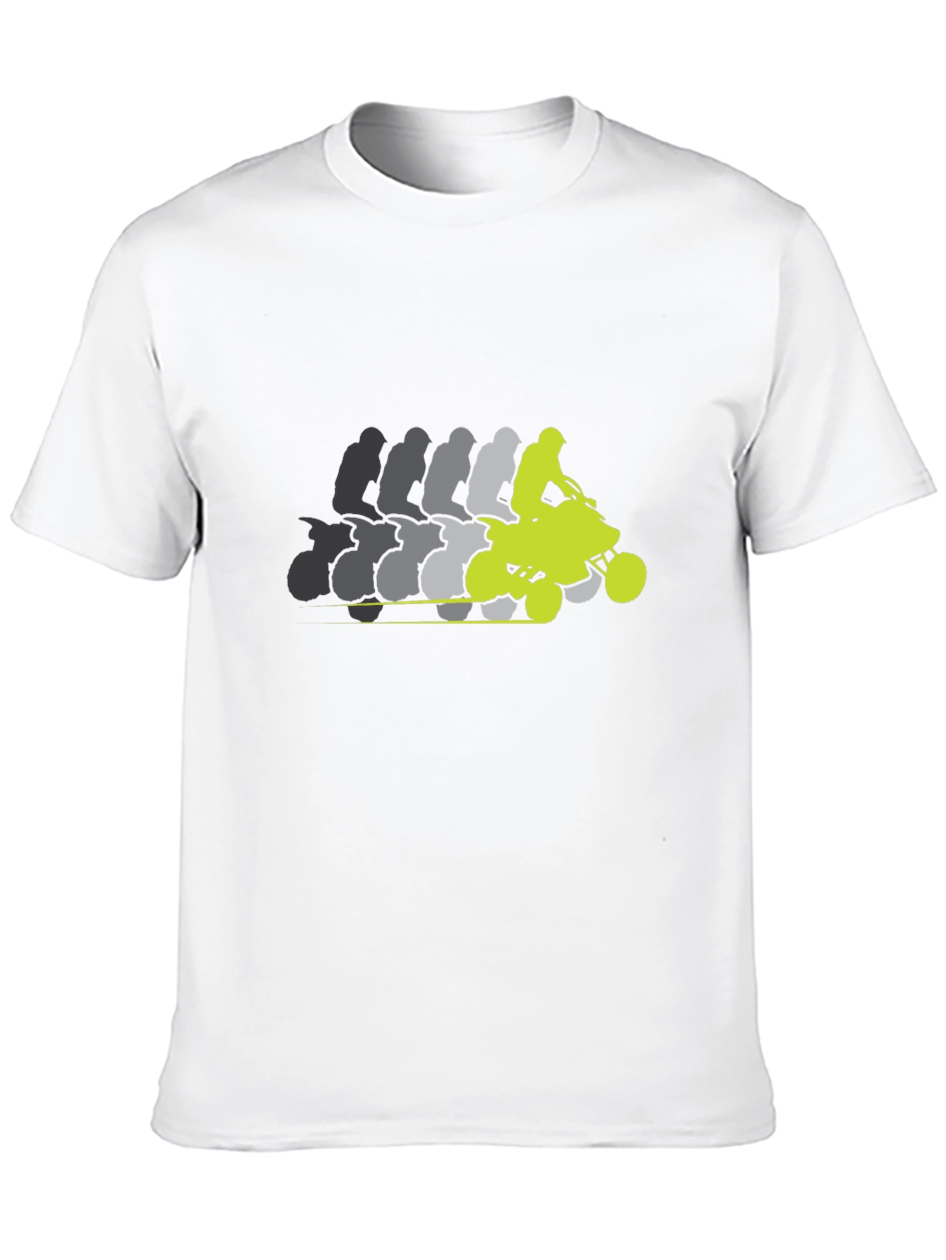 Black ATV Rider Graphic Tee