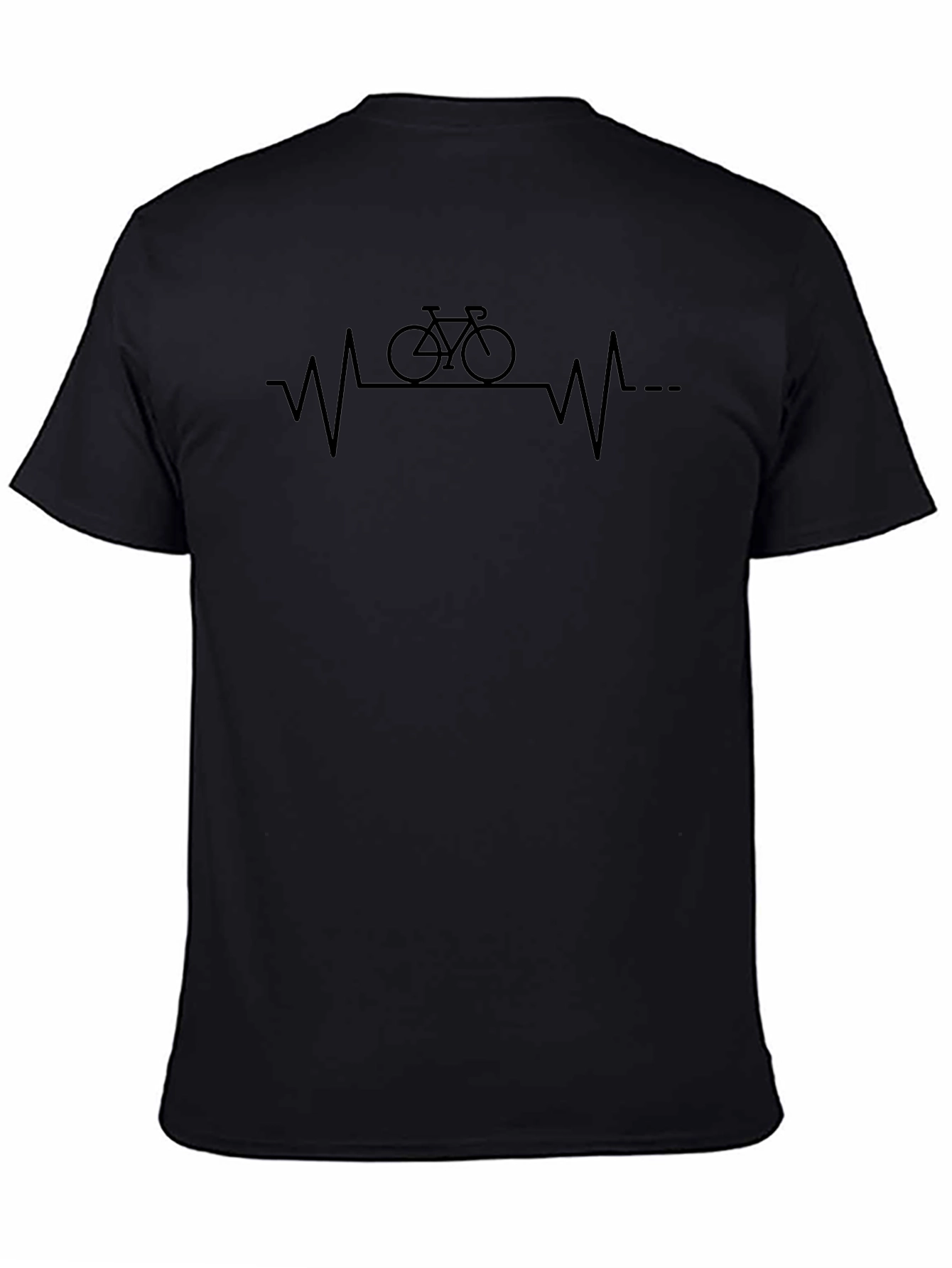 Cyclist Heartbeat Graphic Tee - Ride On!